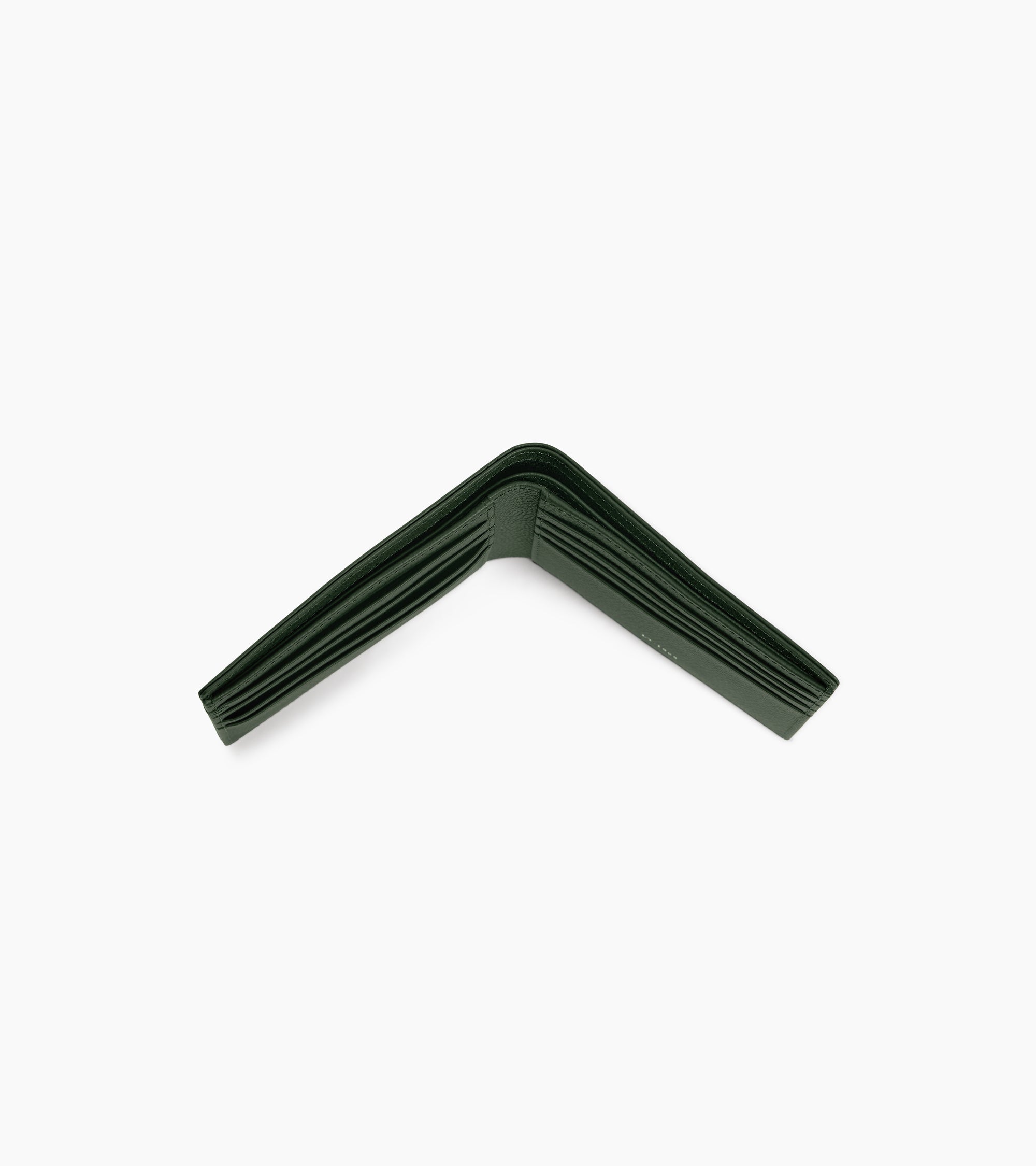 Porte cartes horizontal Lucien en cuir grainé