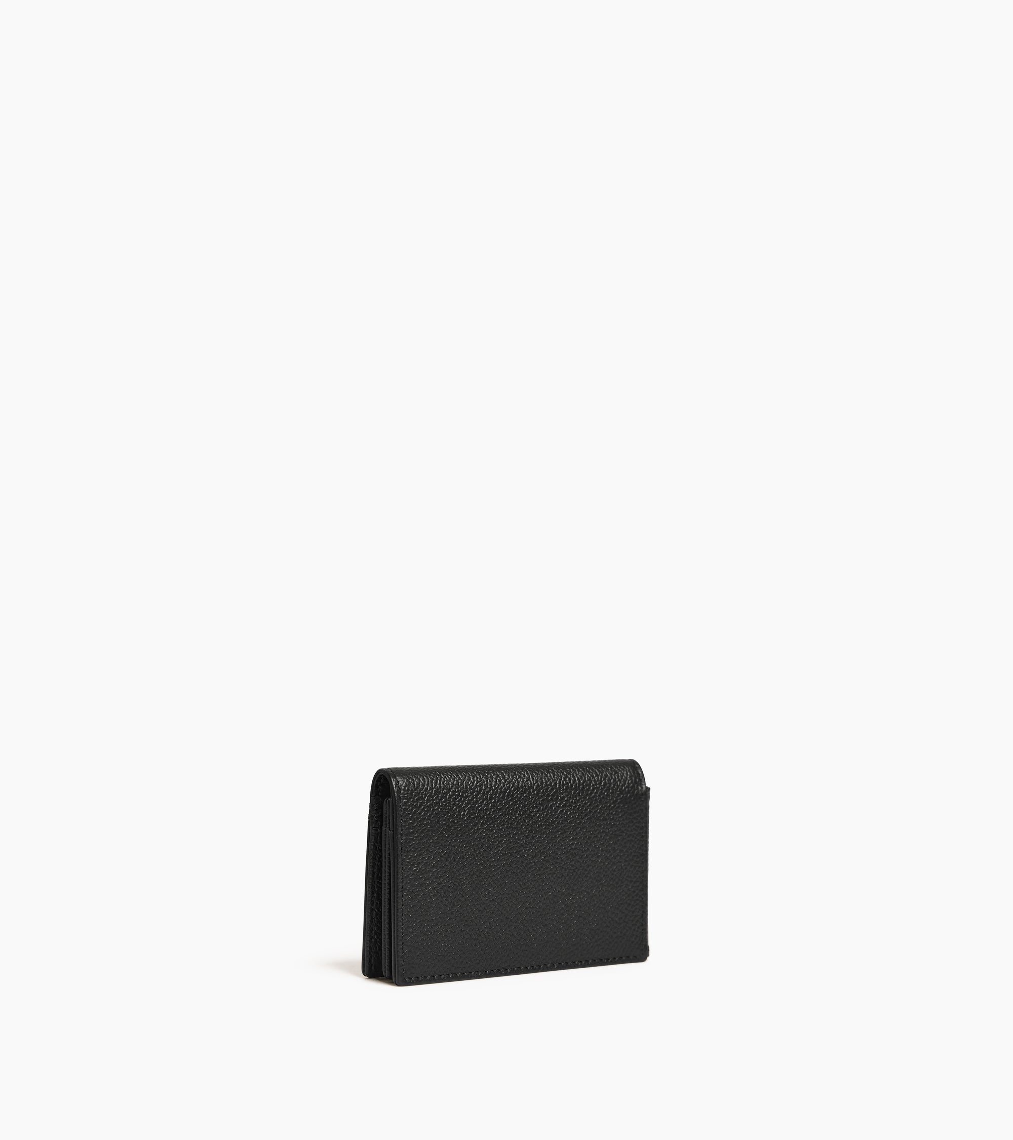 Porte cartes horizontal 2 volets Lucien en cuir grainé