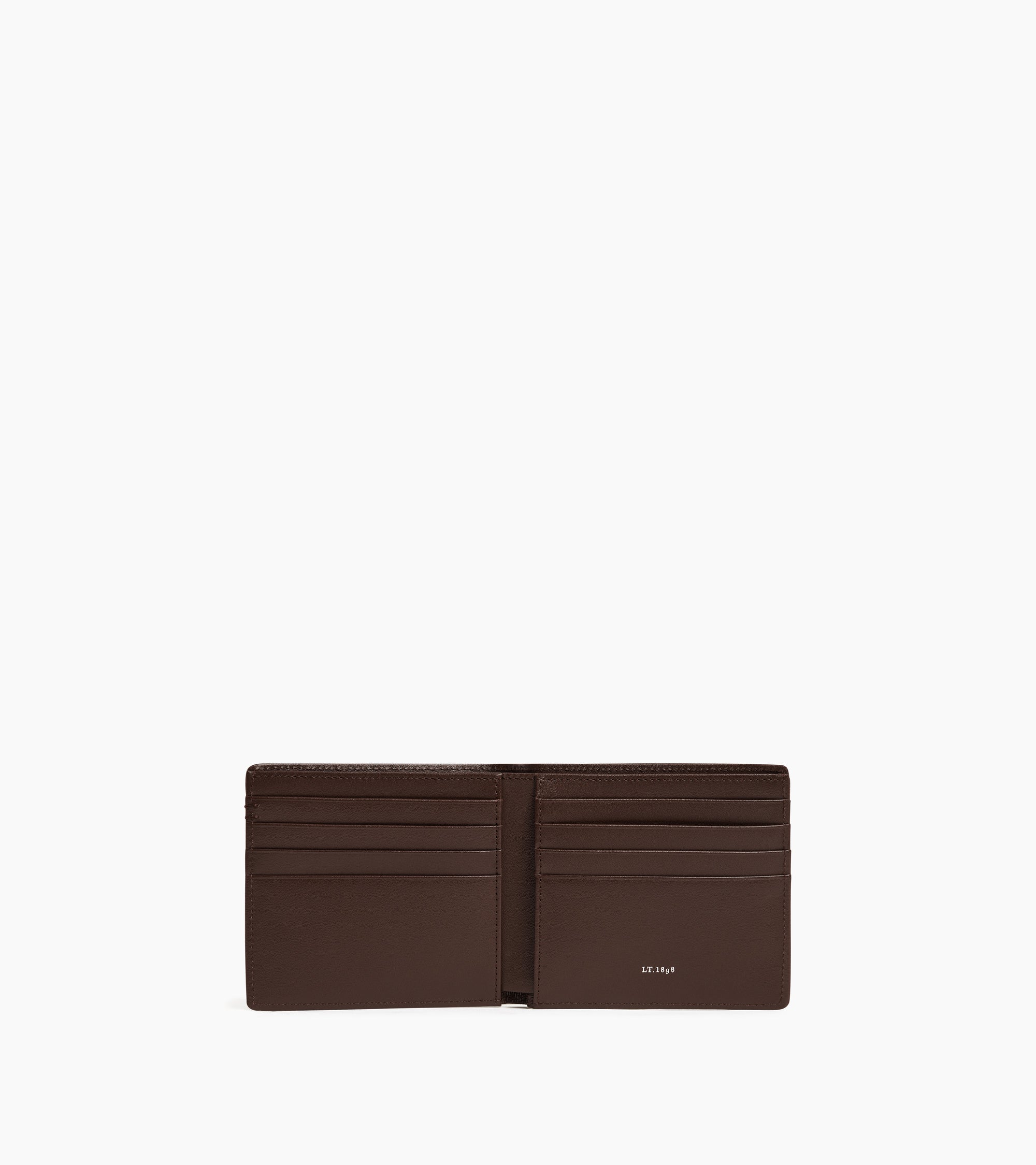 Porte cartes horizontal Lucien en cuir signature T