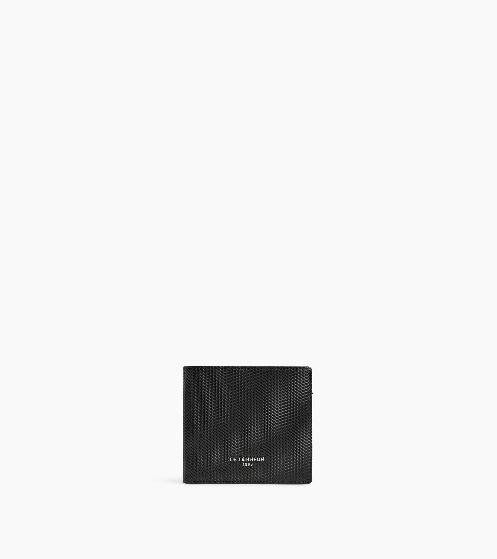 Porte cartes horizontal Lucien en cuir signature T