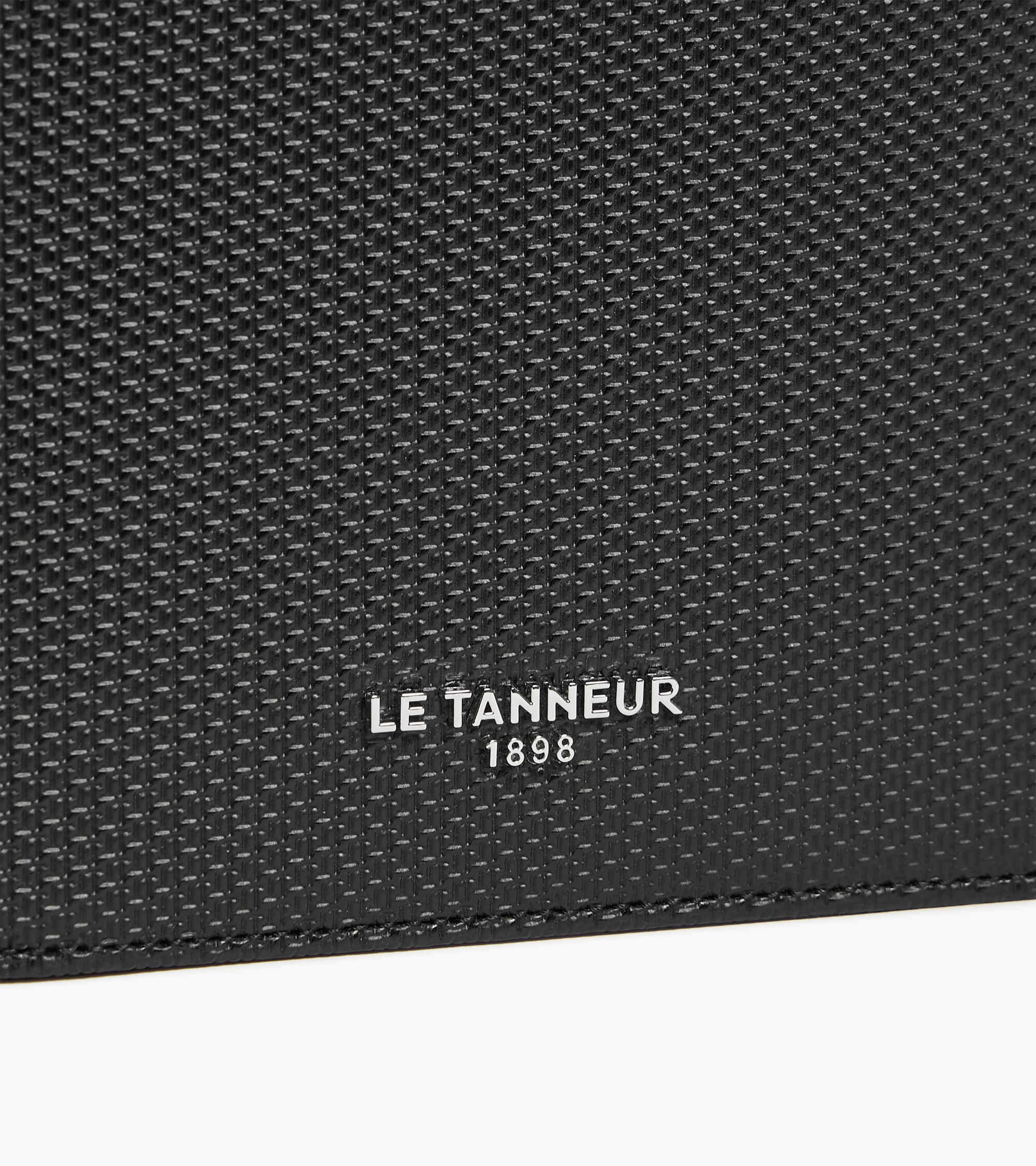 Porte cartes horizontal Lucien en cuir signature T