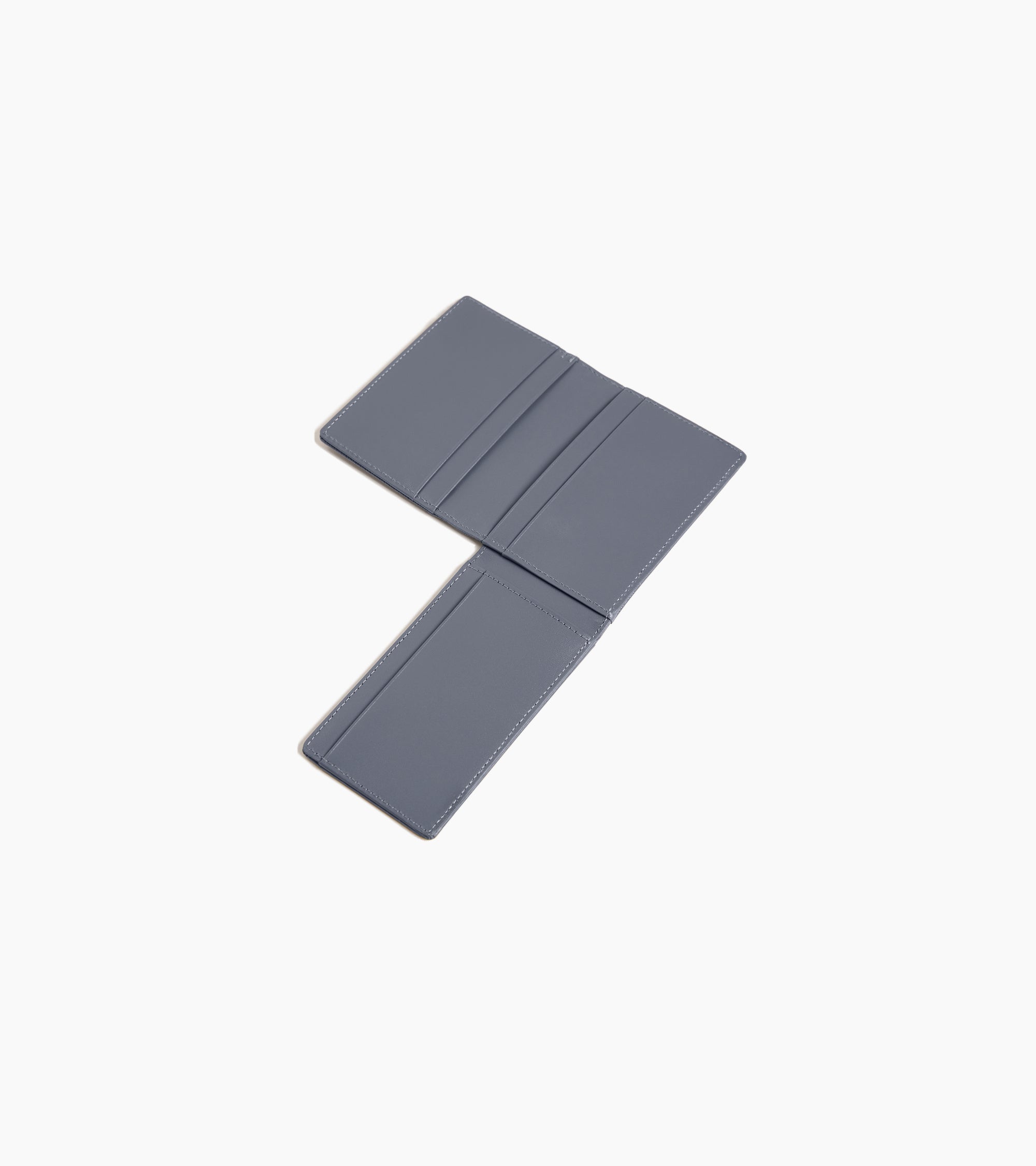 Porte cartes horizontal 2 volets Lucien en cuir signature T