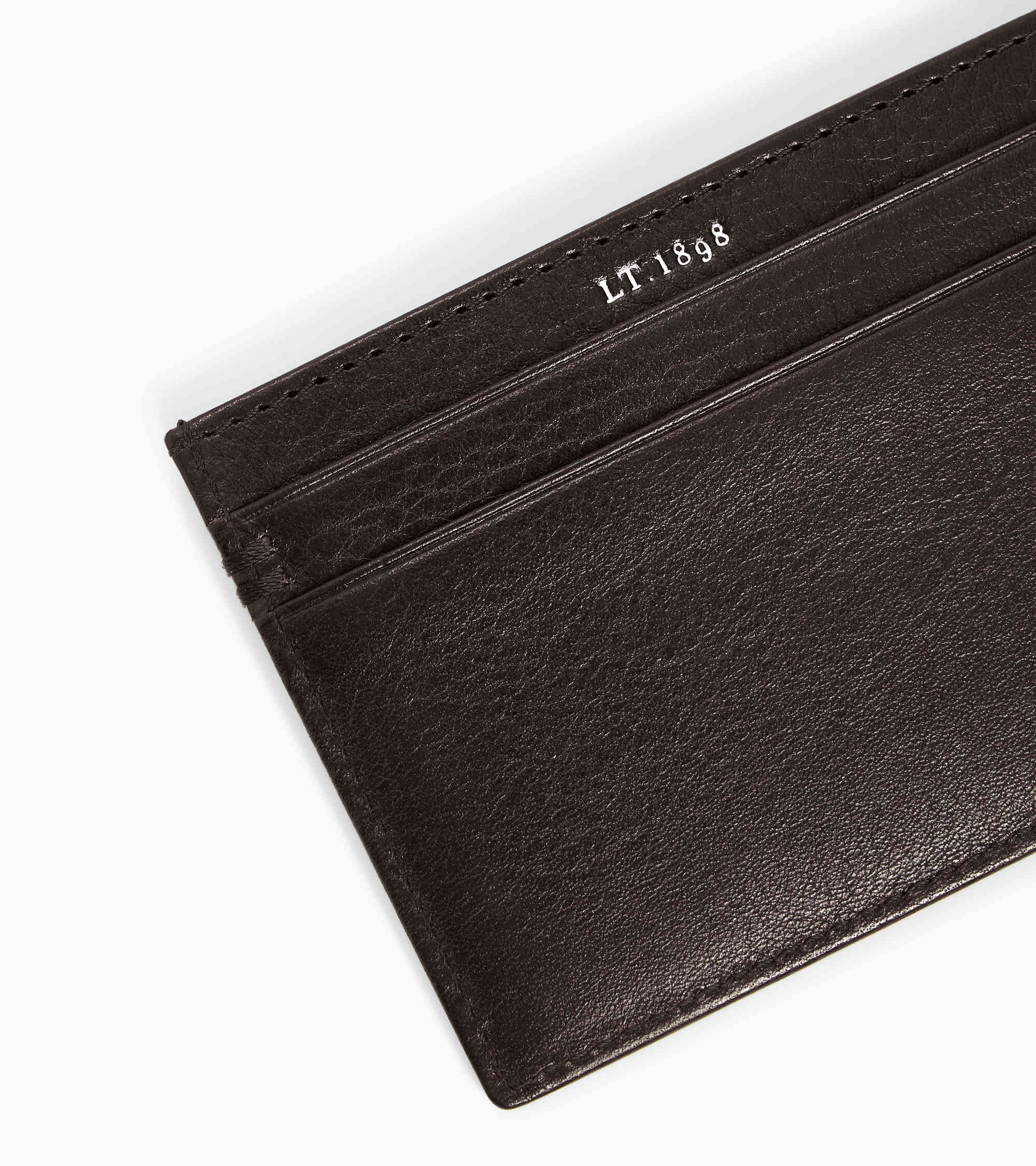 Porte cartes Lucien en cuir huilé