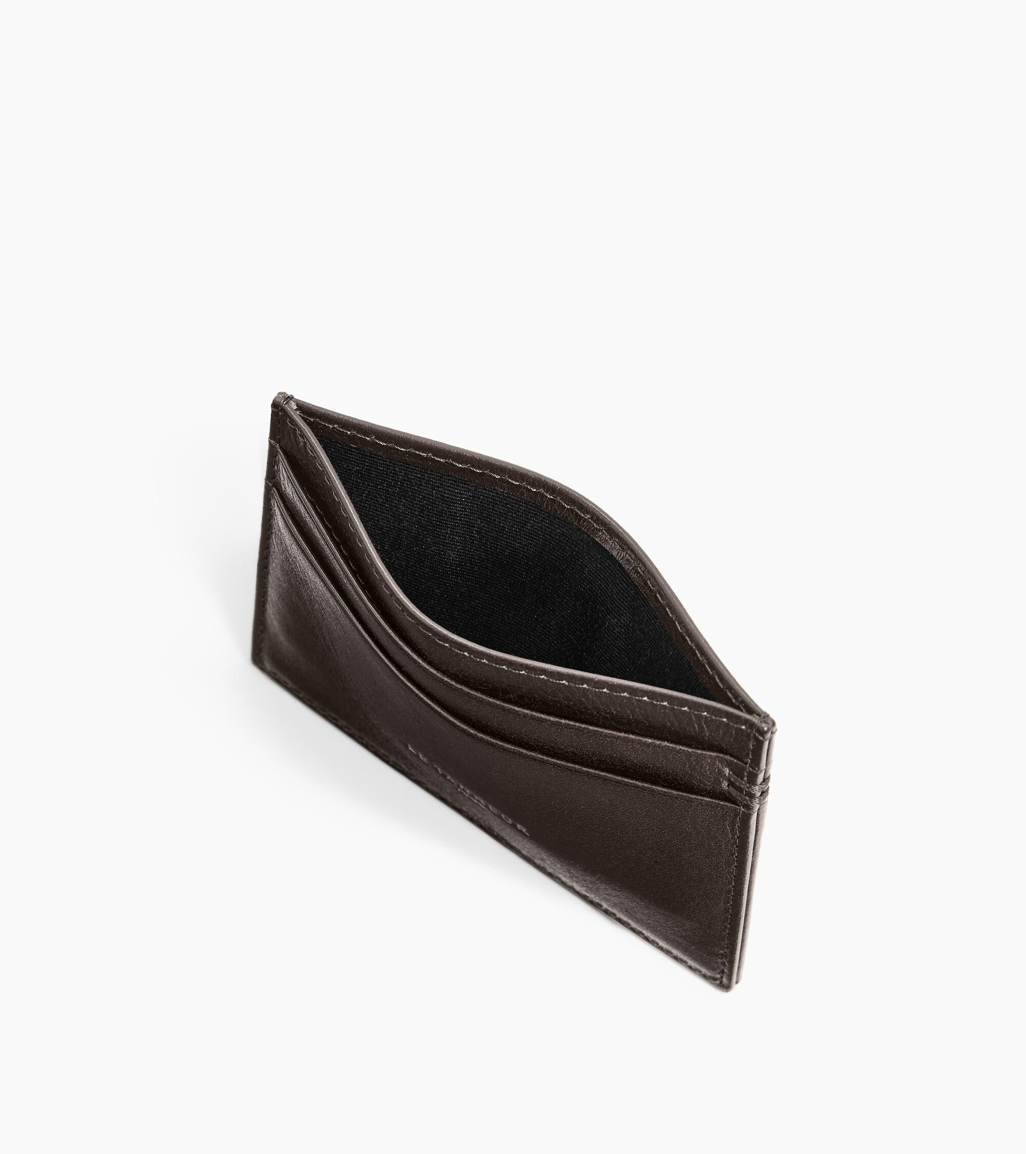 Porte cartes Lucien en cuir huilé