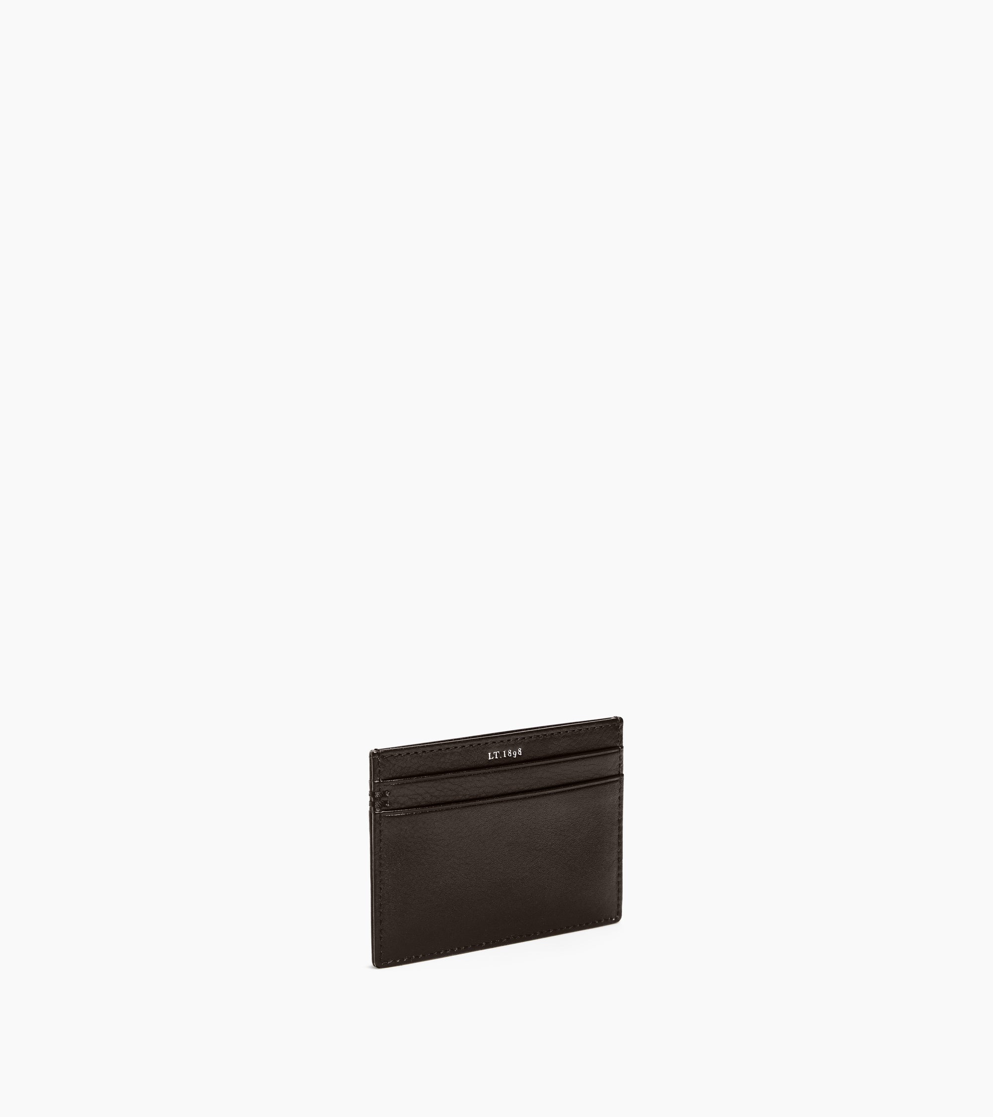 Porte cartes Lucien en cuir huilé