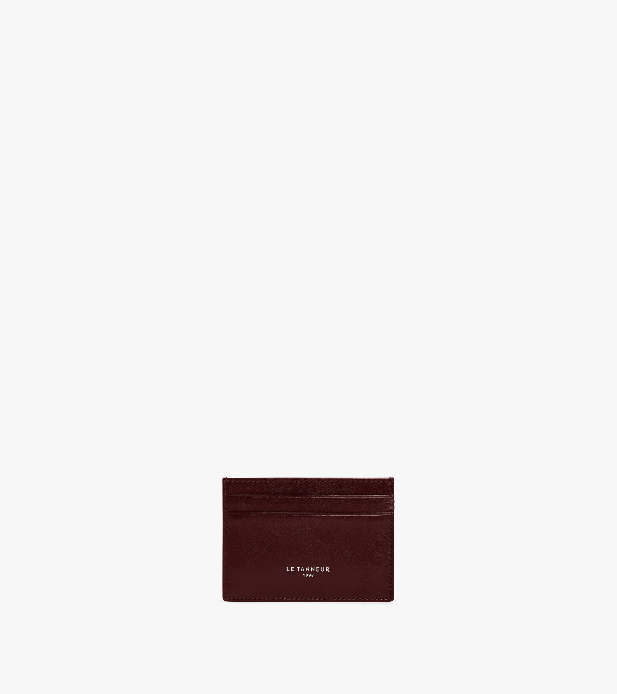 Porte cartes Lucien en cuir huilé