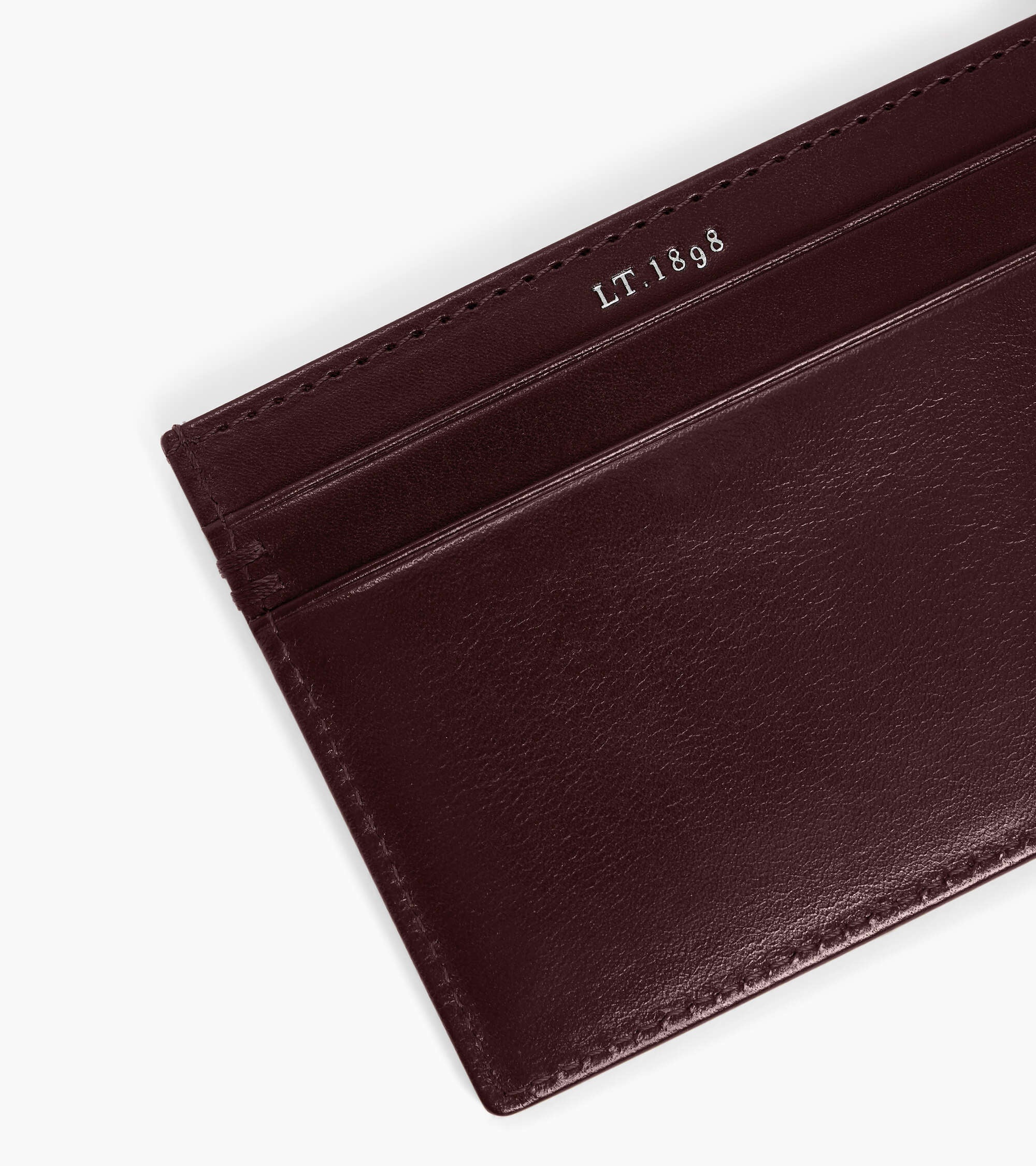 Porte cartes Lucien en cuir huilé