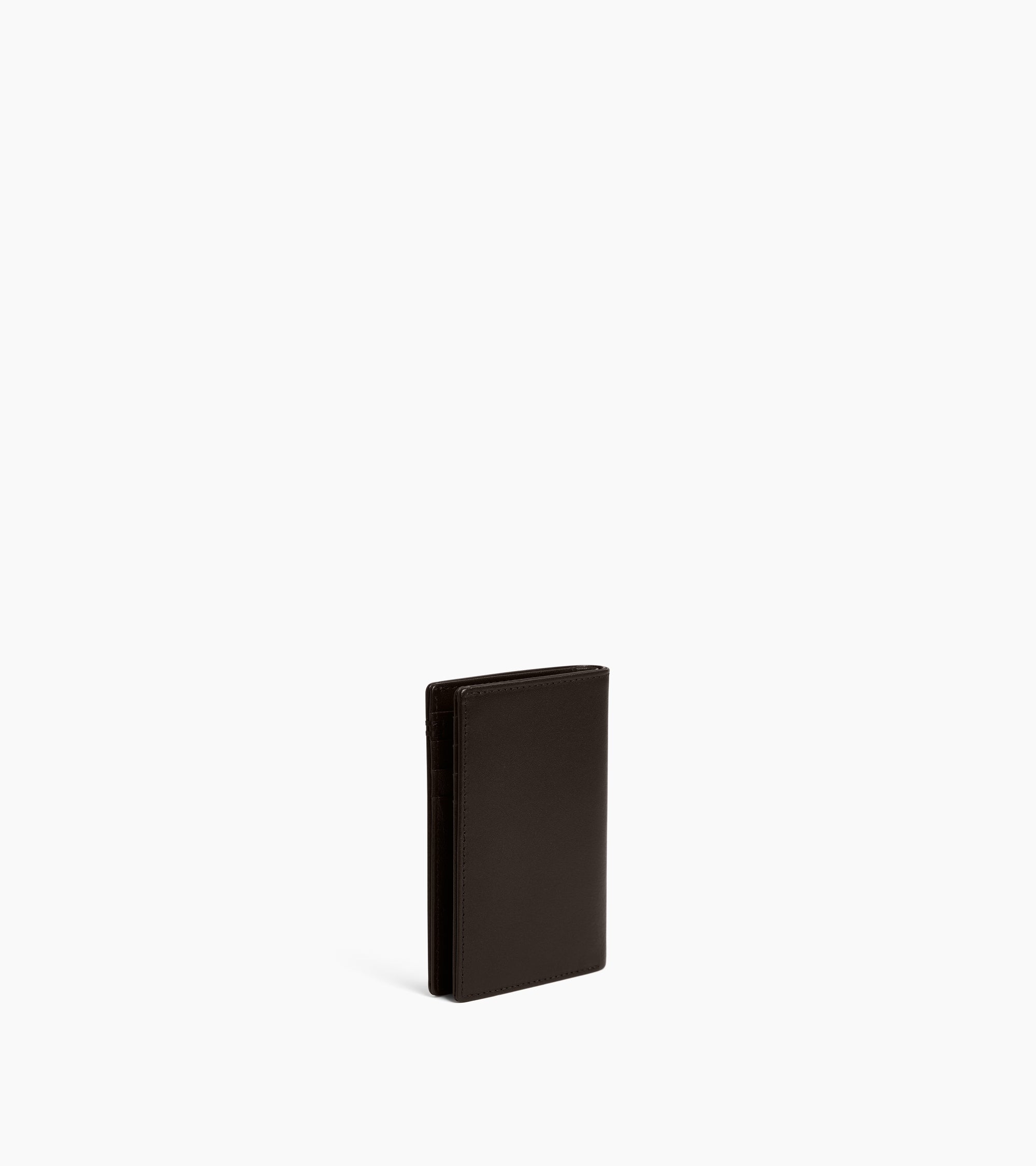 Petit porte cartes Lucien en cuir huilé