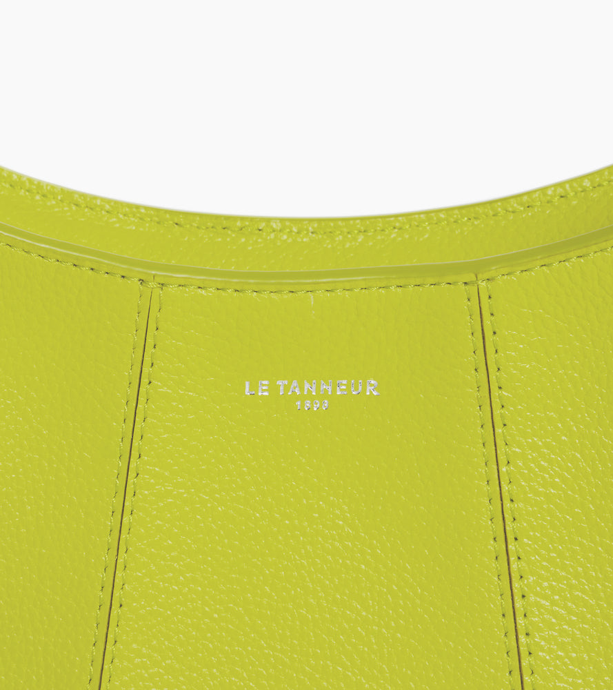 Juliette small half-moon bag in grained leather