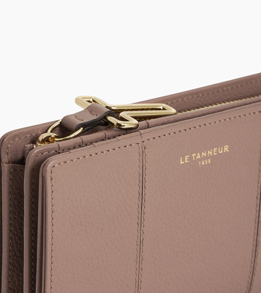 Juliette medium wallet in grained leather