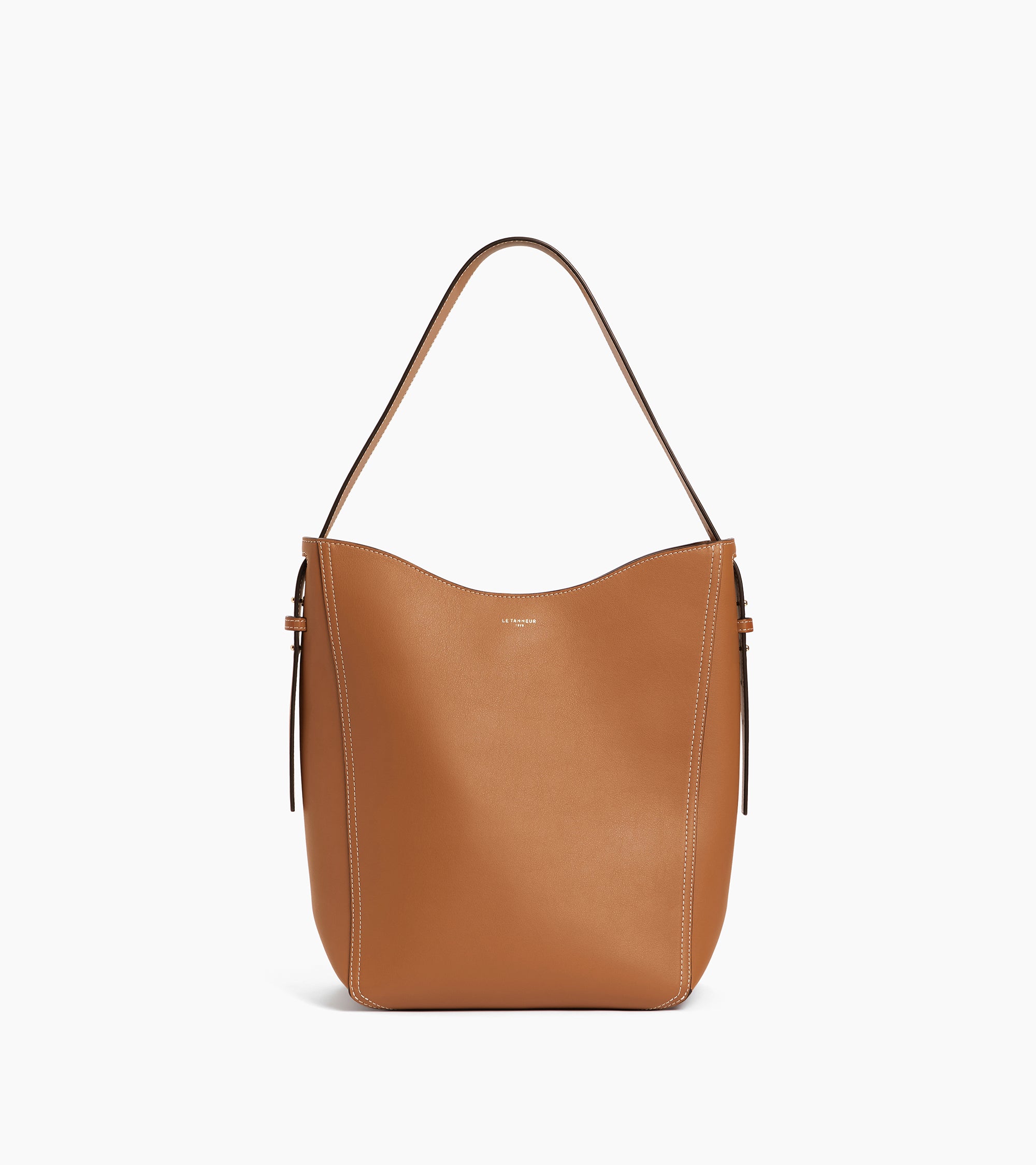 Sac hobo moyen modèle Céleste en cuir lisse
