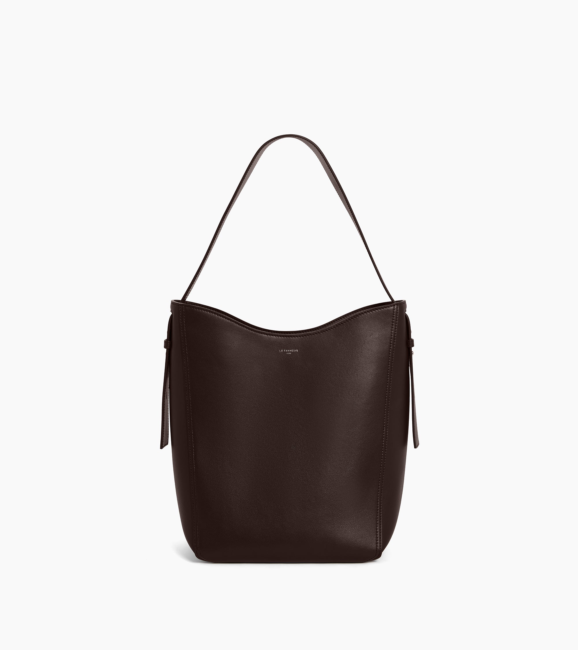 Sac hobo moyen modèle Céleste en cuir lisse