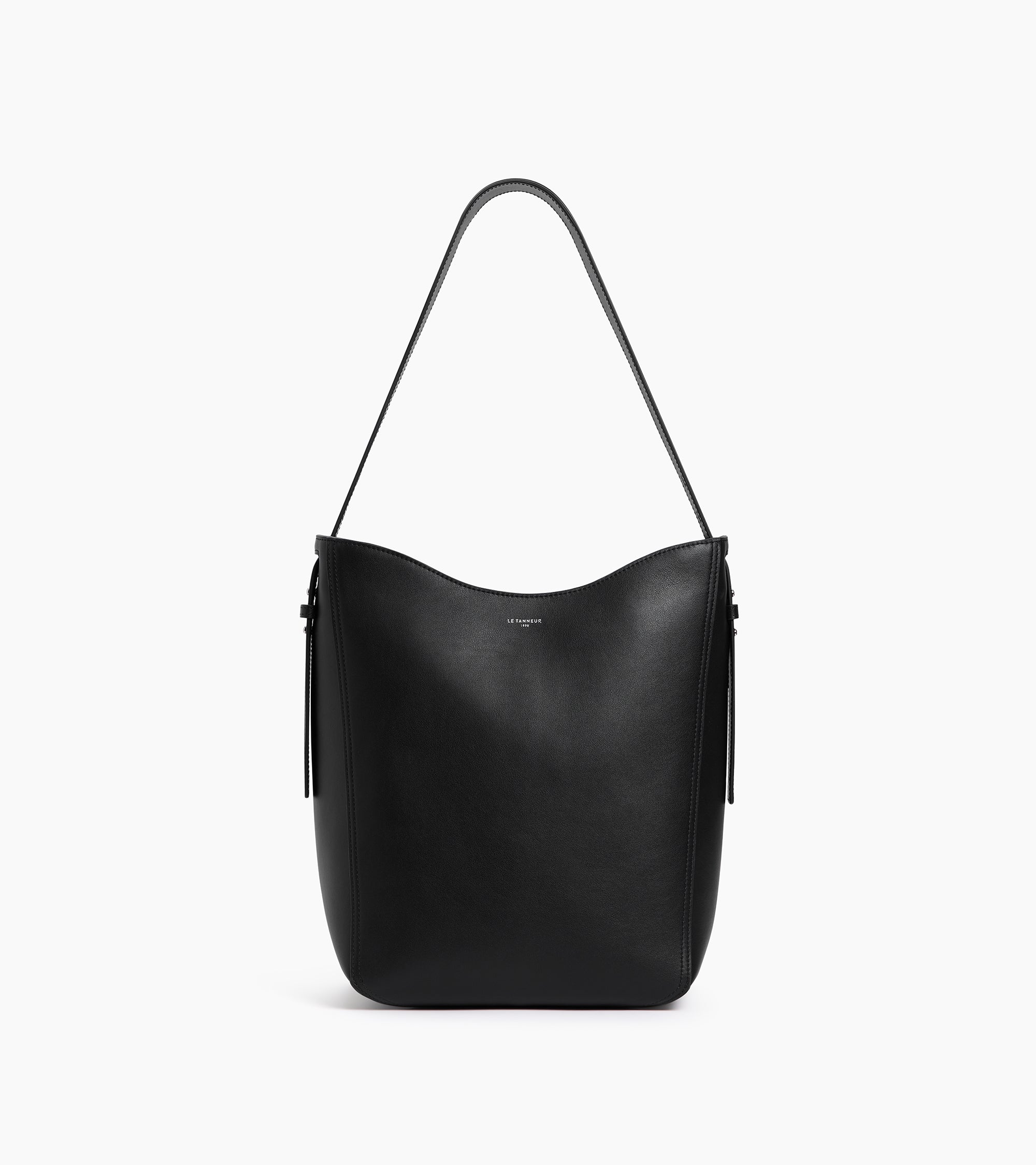 Sac hobo moyen modèle Céleste en cuir lisse