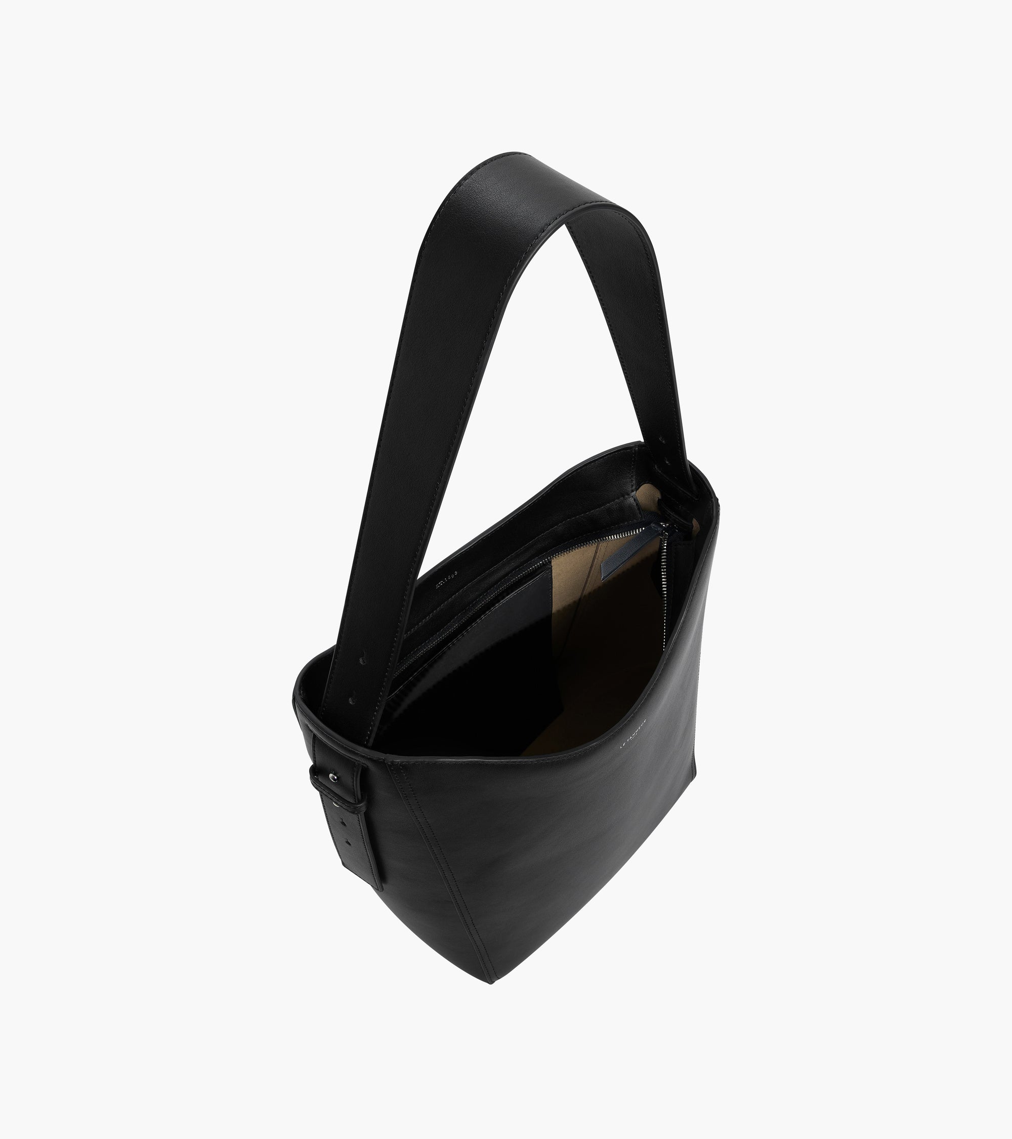 Sac hobo moyen modèle Céleste en cuir lisse