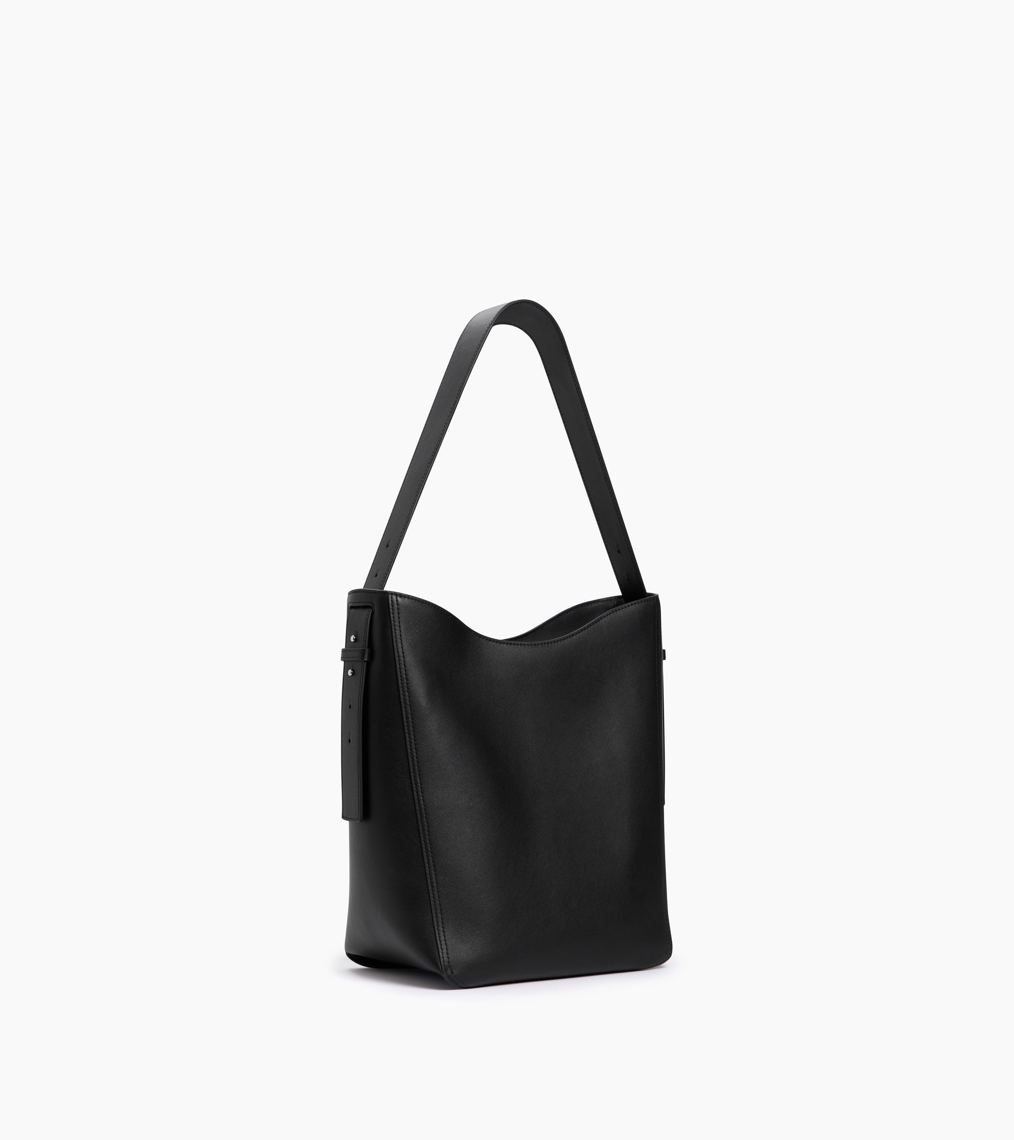 Sac hobo moyen modèle Céleste en cuir lisse