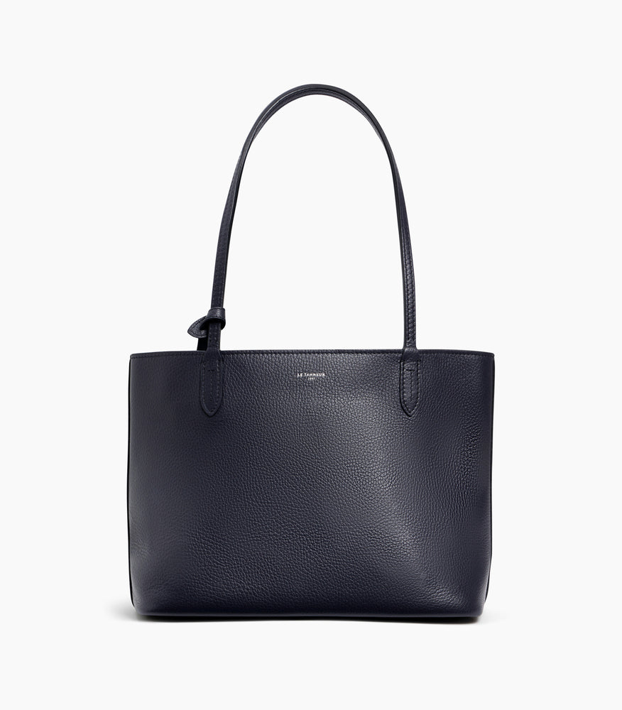 Louise small tote bag in grained leather