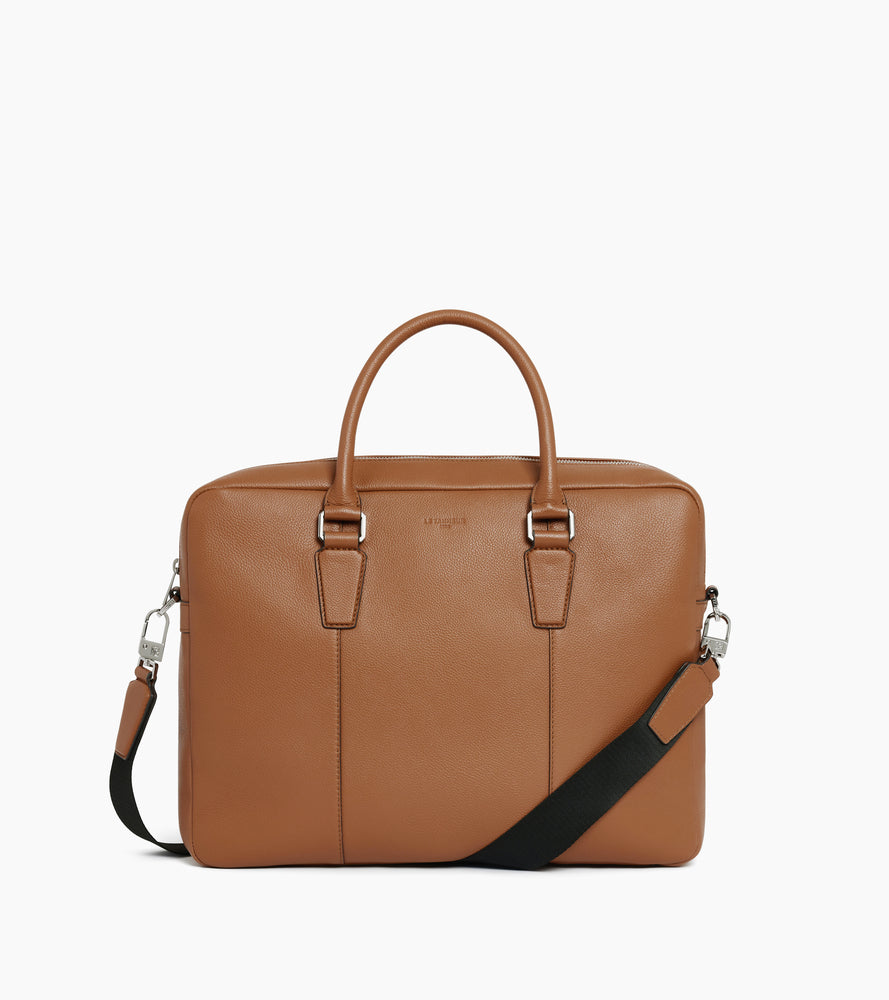 Porte documents 15" Marceau en cuir grainé moyen modèle