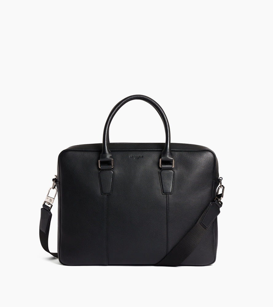 Porte documents 15" Marceau en cuir grainé moyen modèle