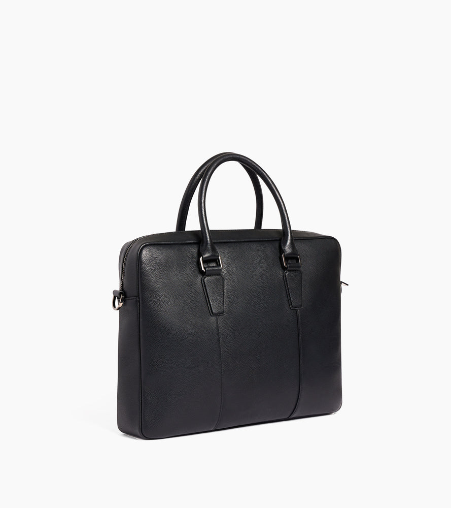 Porte documents 15" Marceau en cuir grainé moyen modèle