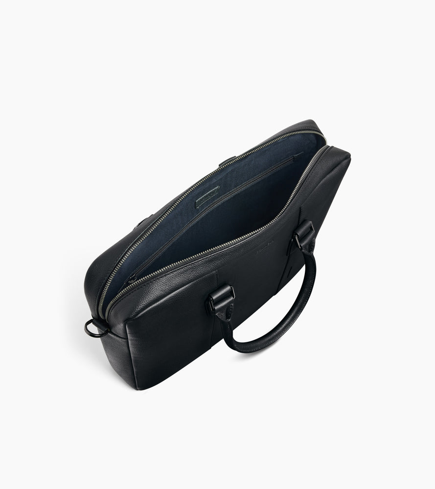 Porte documents 14" Marceau en cuir grainé petit modèle