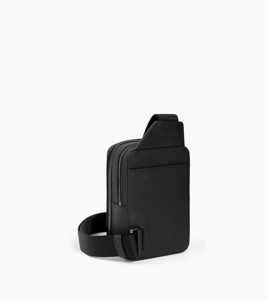 Sacoche sling Emile en cuir grainé