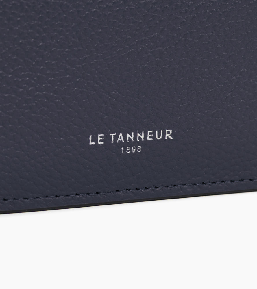 Porte cartes Emile en cuir grainé