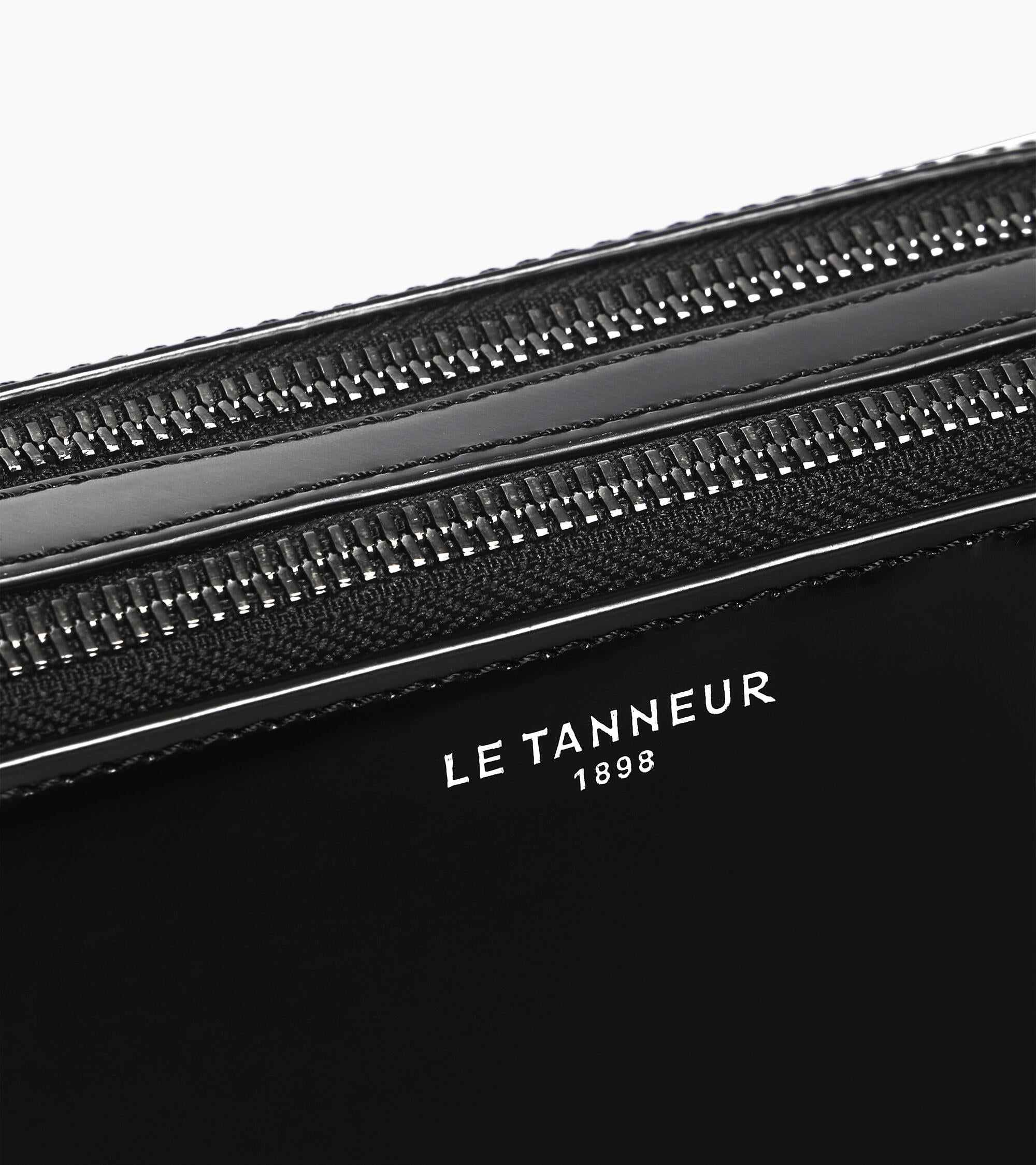 Petite sacoche 2 compartiments Emile en cuir lisse business effet box