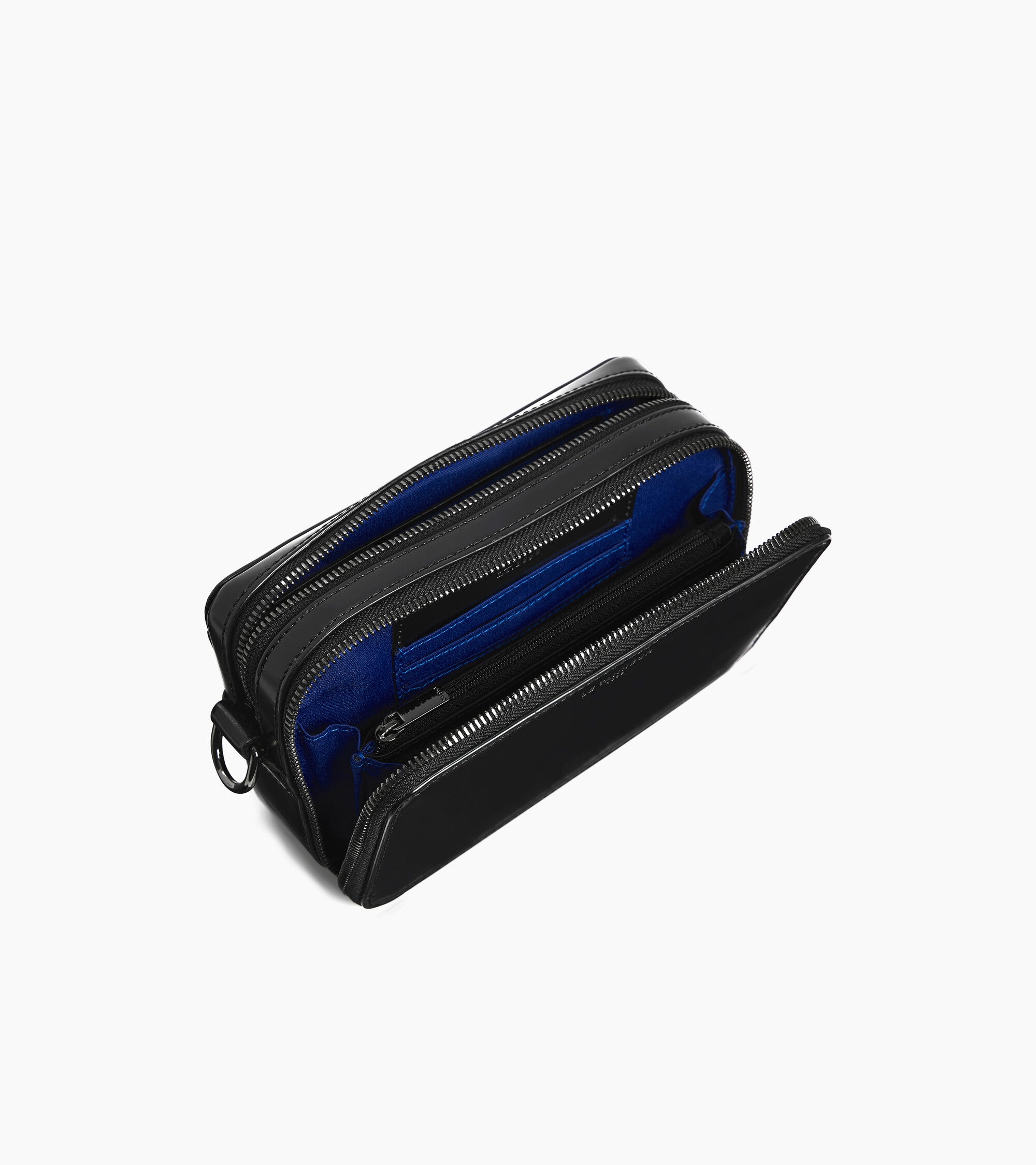 Petite sacoche 2 compartiments Emile en cuir lisse business effet box