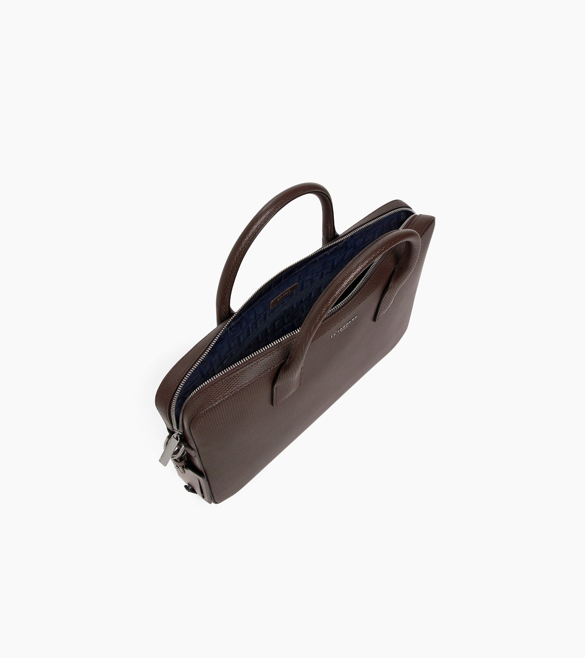 Porte document slim 14" Emile en cuir signature T