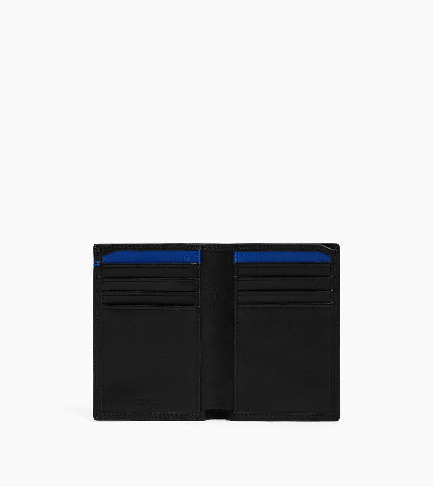 Martin vertical card holder in smooth leather