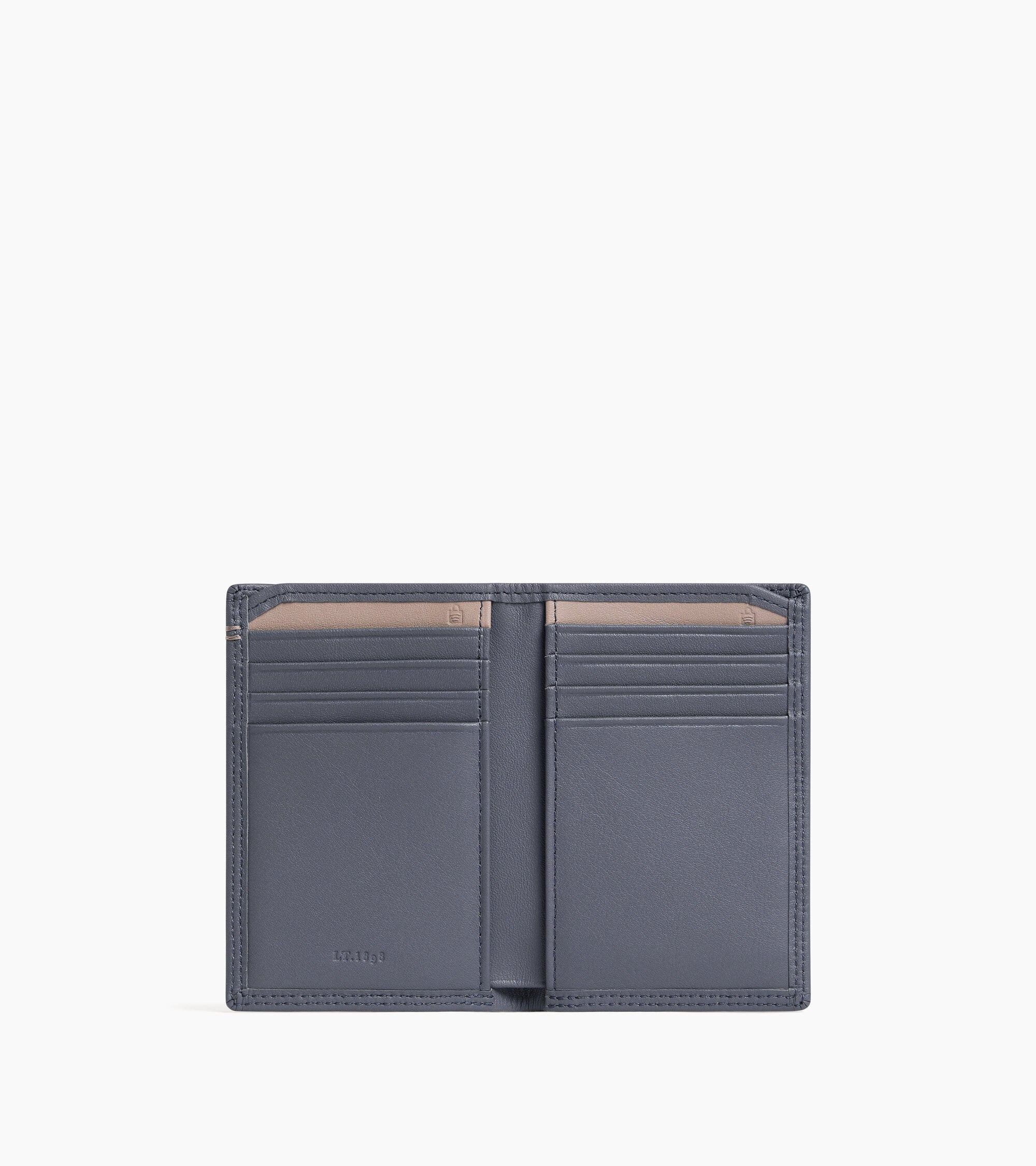 Porte cartes vertical Martin en cuir lisse