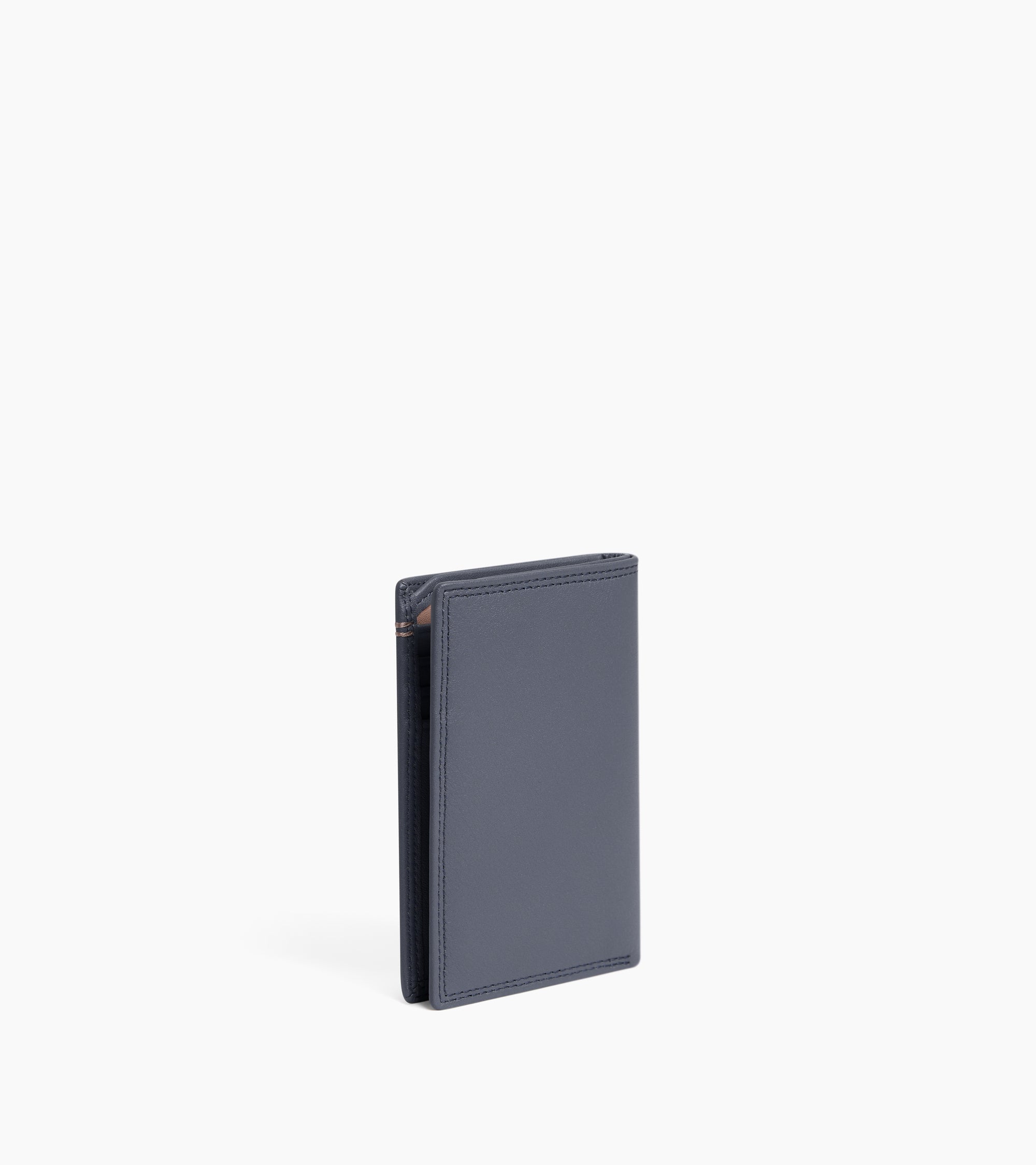 Porte cartes vertical Martin en cuir lisse