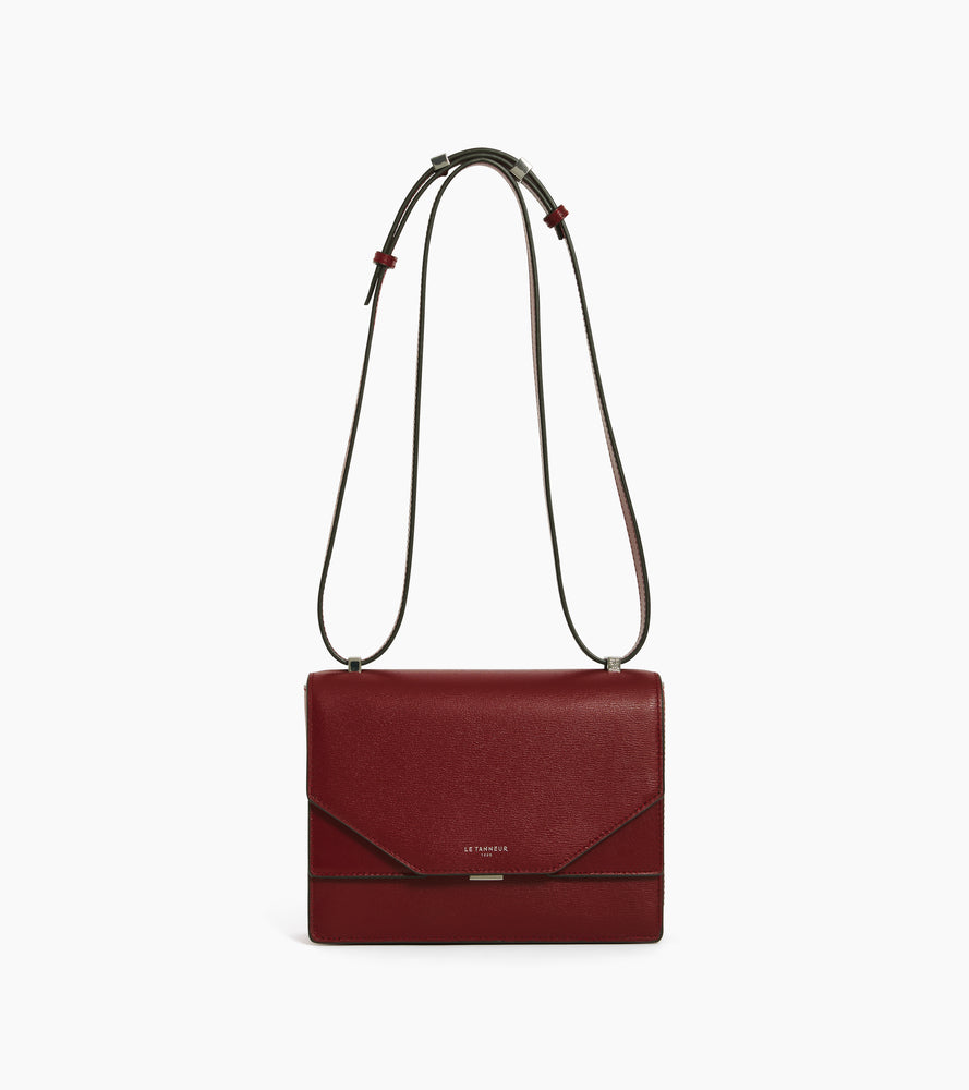 Naya small shoulder bag in leather with cork effect