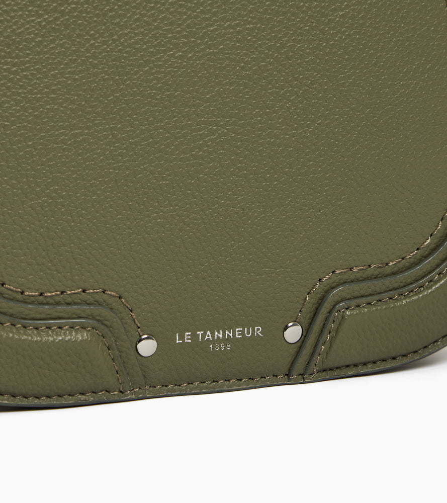 Ella medium crossbody bag in grained leather