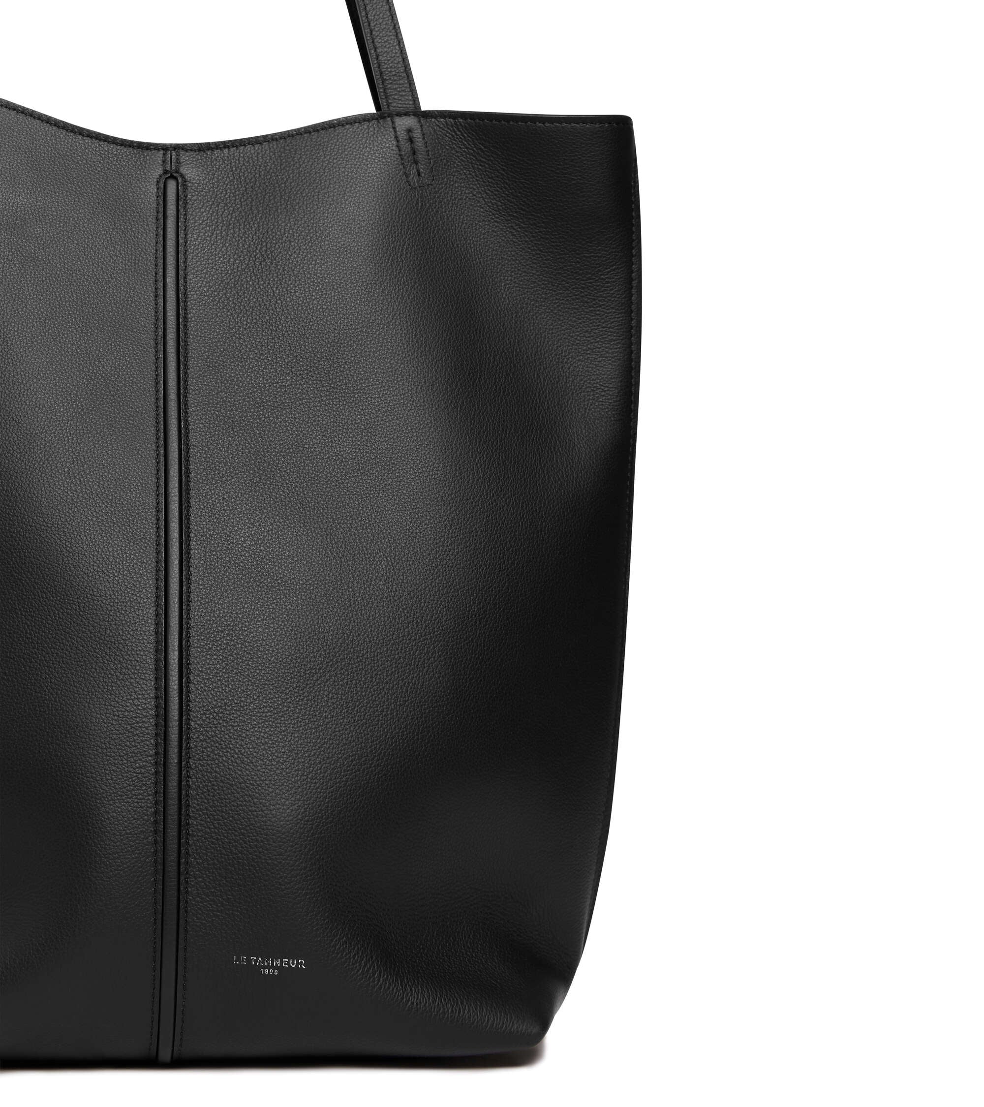 Sac cabas moyen modèle Hortense en cuir grainé double face