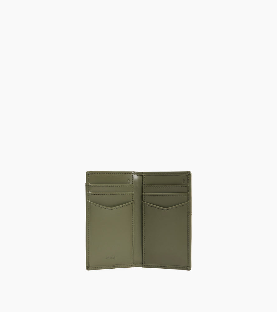 Porte cartes vertical Charlotte en cuir lisse