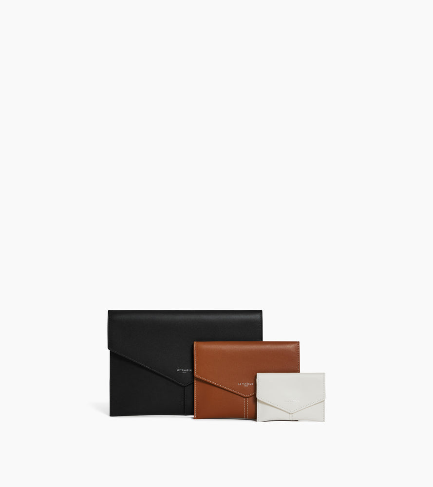Charlotte trio of pouches Charlotte in smooth leather