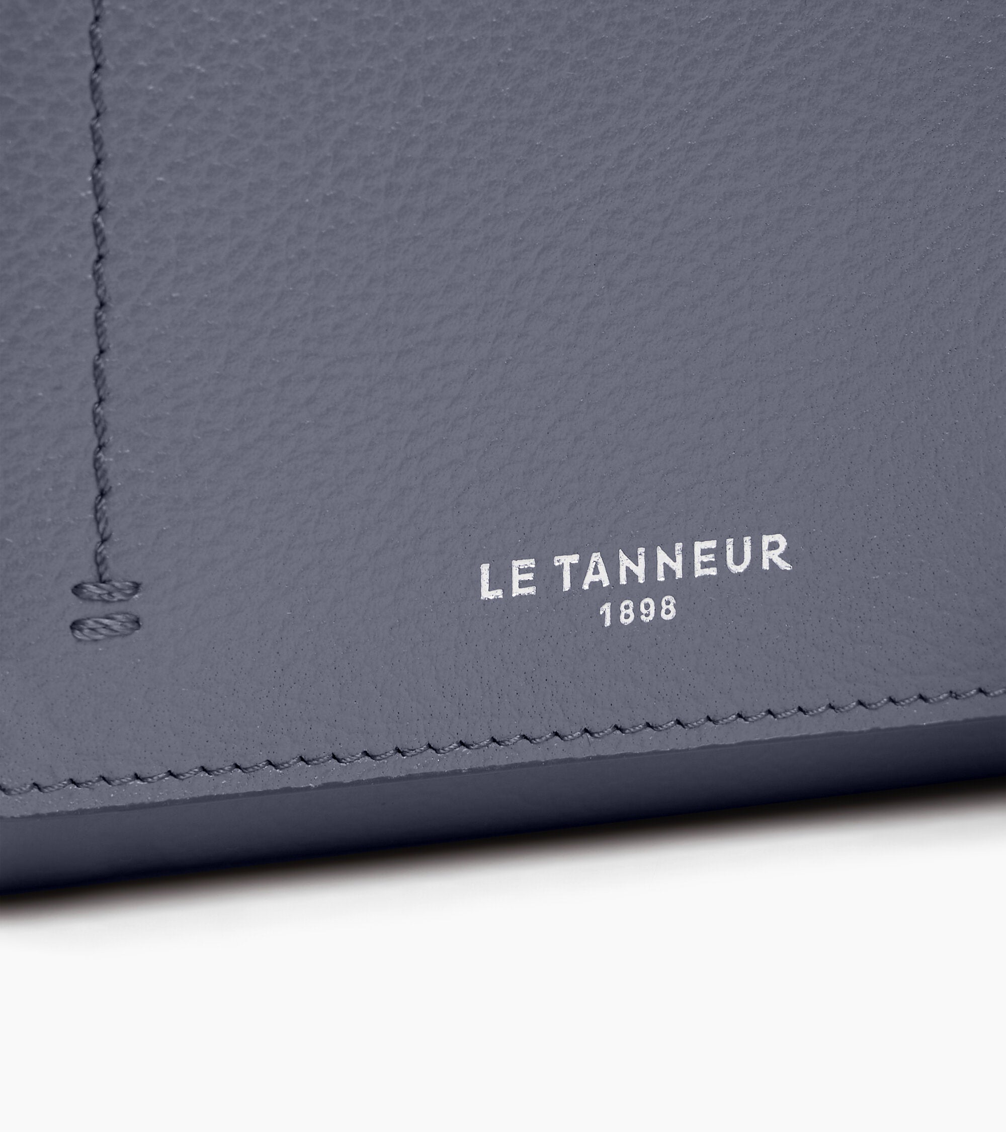 Petit portefeuille à rabat Louison en cuir grainé