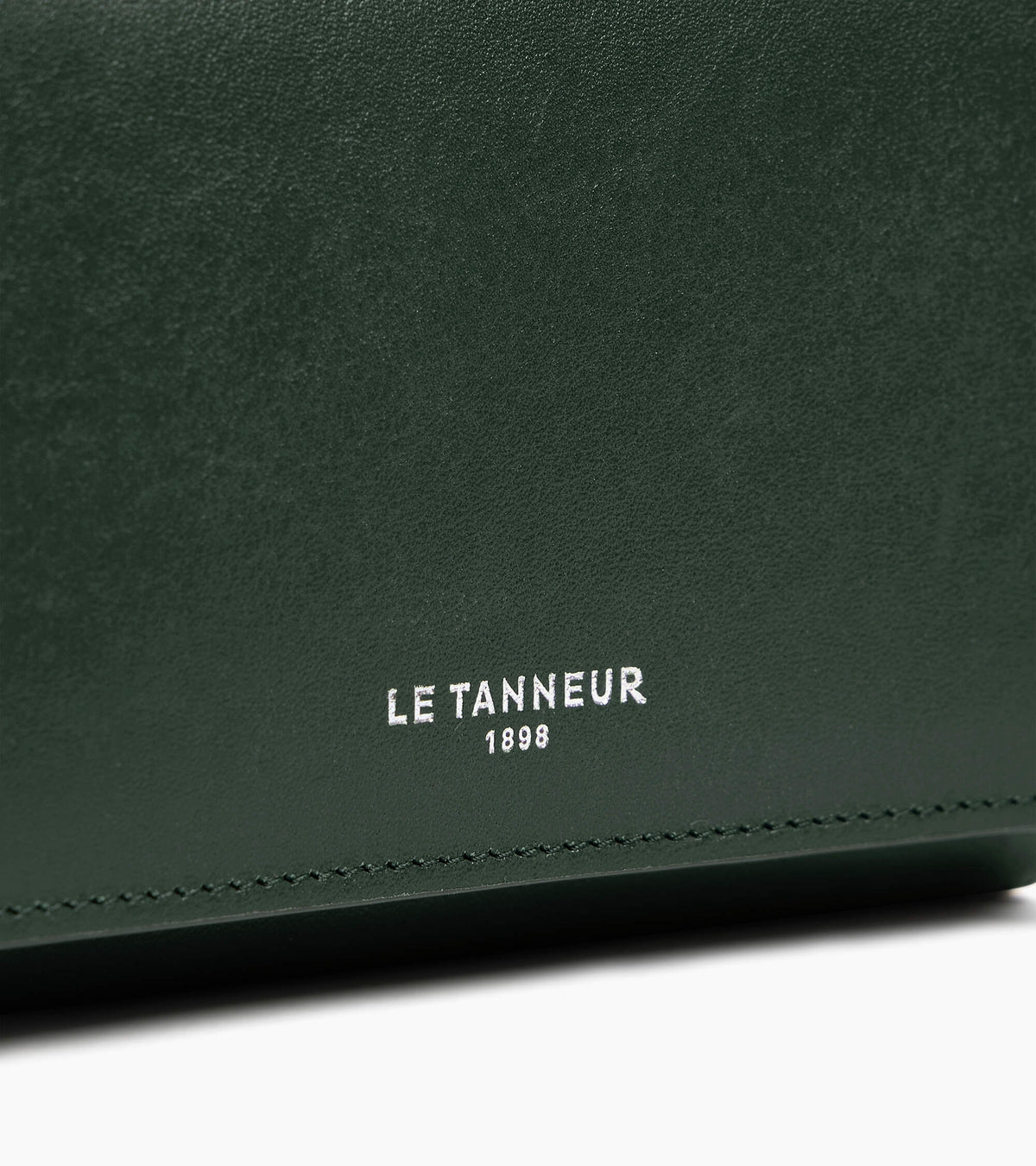 Portefeuille moyen modèle à rabat Louison en cuir lisse