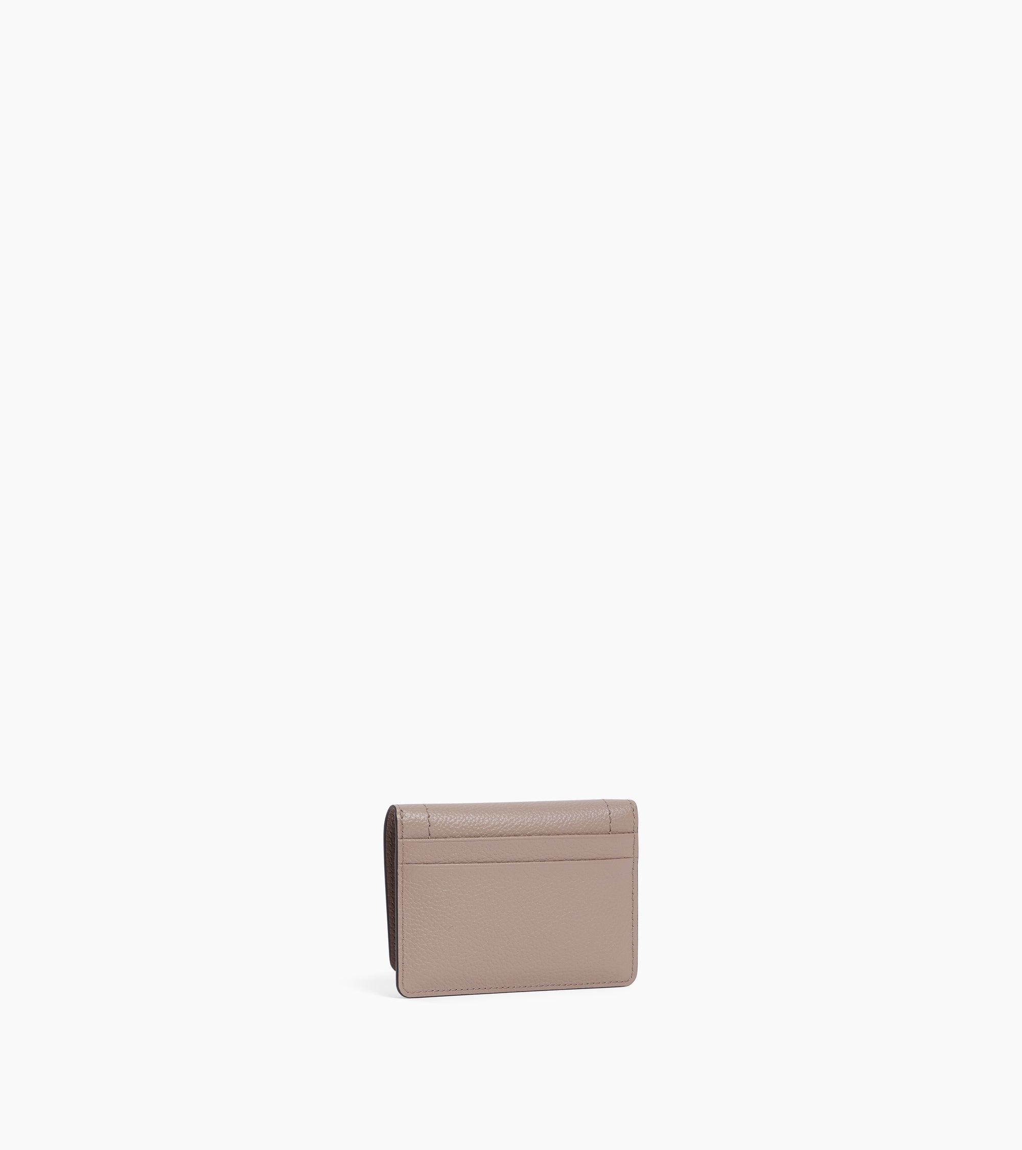Petit porte cartes à rabat Louison en cuir grainé