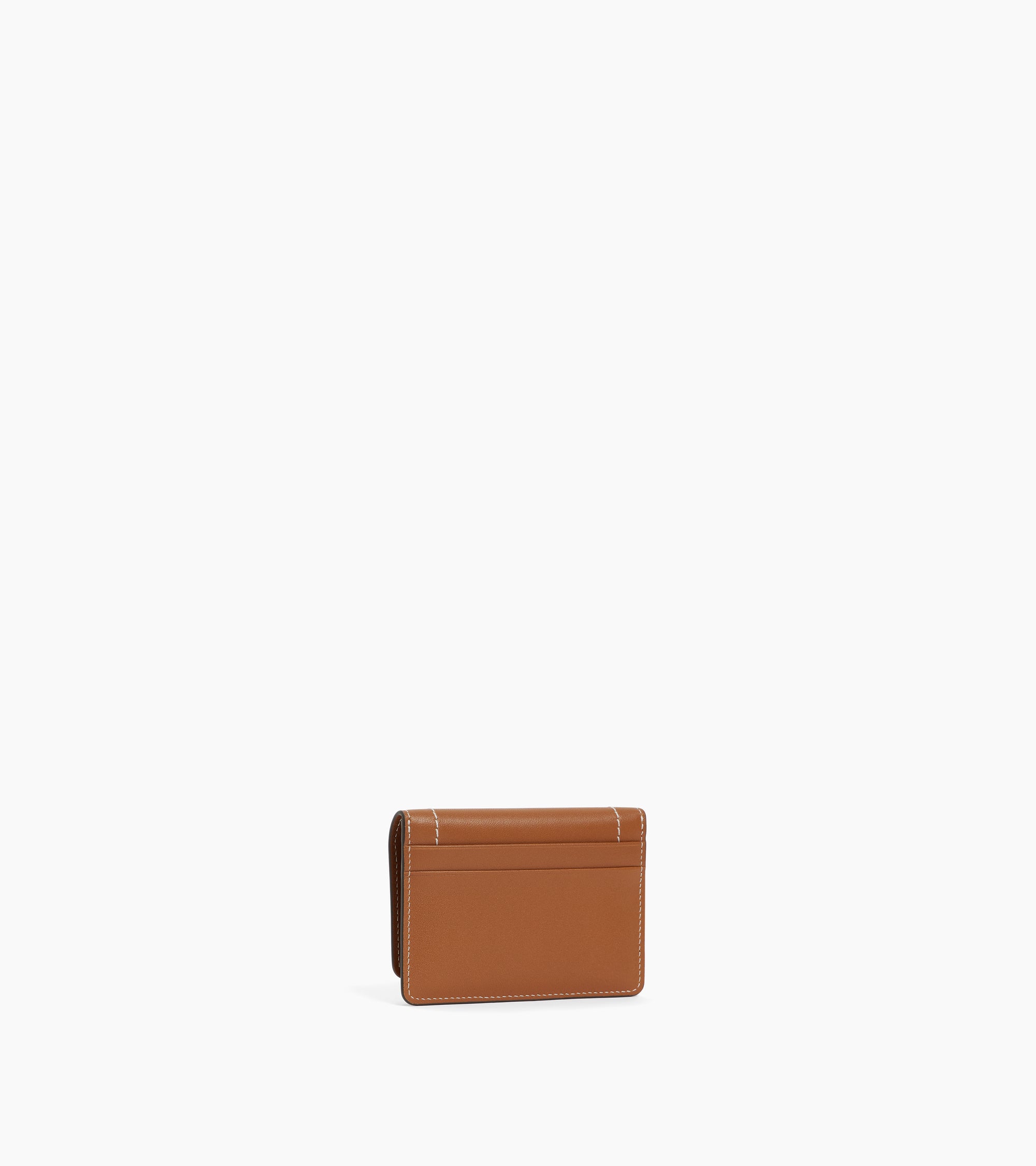 Petit porte cartes à rabat Louison en cuir lisse